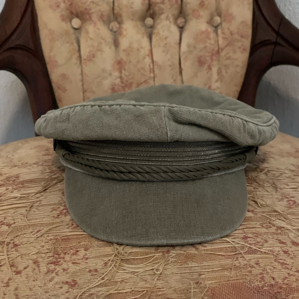 NWT Billabong biker newsie sailor cap army green